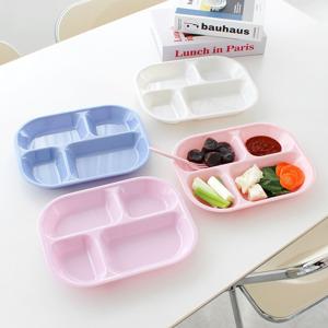 밀크글라스 4구 식판 (6 colors)