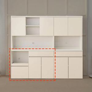 주방 심플 슬라이딩 렌지대 수납장 서랍장 콤보 1200 거치대 가구 부엌