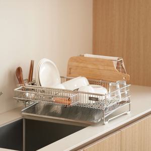 무연마제 프리미엄 올스텐 304 헤이븐 식기건조대 1단세트 +멀티바스켓