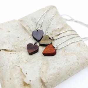 하트원목목걸이 액운쫓는 대추나무 등 / 무알러지 목걸이, 특별한 커플템