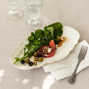 스테이블 오벌 접시 32.4cm (2color) 2P