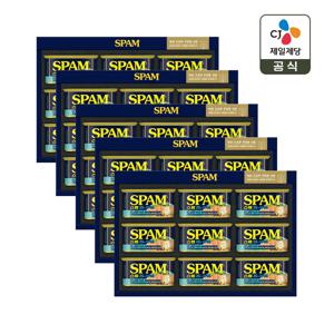 CJ 선물세트 스팸라이트8호 5개 1박스 쇼핑백포함