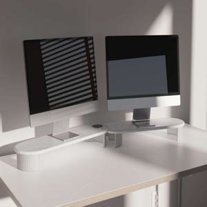 오티스 모니터 받침대 대리석 프리미엄 유무선충전