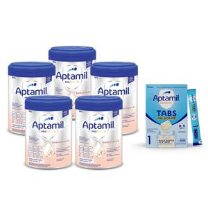 [해외] 압타밀 이지팩 프로푸트라 프레~2단계 5통 + 탭스 1박스