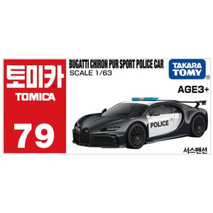 토미카 아시아 79 부가티 시론 퓨어 스포츠 경찰차 자동차 미니카 다이캐스트