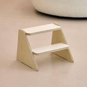 유아 디딤대 2단 원목 스텝퍼