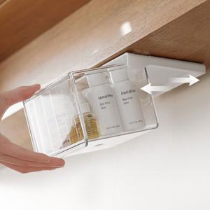 거꾸로 슬라이딩 미니 수납함 팬트리 정리 수납 박스 화장품 정리함