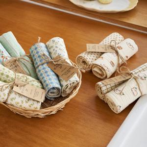 L 도톰한 4중지 살림 거즈행주 2P 6 style