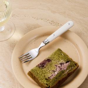L 통통핸들 디저트포크 크림