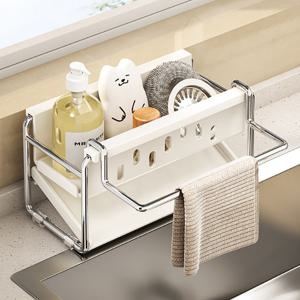 싱크대 스텐 물빠짐 수세미 거치대