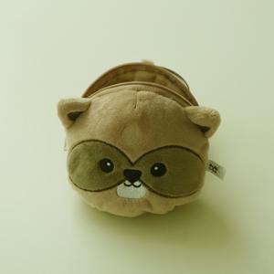 한 손에 쏙! 몽글몽글 일레라쿤 캐릭터 카드 동전지갑 카드 파우치