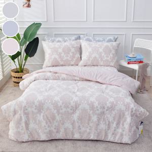 오스틴 겨울극세사 차렵이불 침구세트 SS슈퍼싱글 3컬러 클래식 다마스크