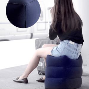 다리 받침대 에어 발쿠션 다리올리기 사무실 차량용 여행용 쿠션