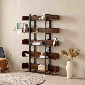 TS-15 철제 가림막 책장 진열장 북선반 책꽂이 5단 1200 3colors