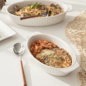 마일드 화이트 타원 그라탕기 중 2P/4P