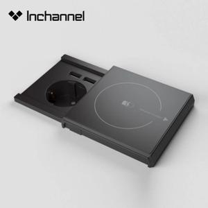 카페 싱크대 아일랜드 노바 슬라이드 고속무선충전 USB 가구용 매립 콘센트 1구 BDC01