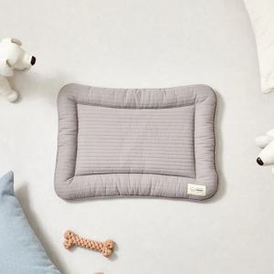 펫본 사계절 누빔 방석 그레이