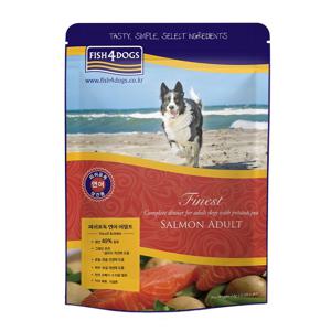 강아지 눈물 자국 개선 사료 연어 어덜트 900g