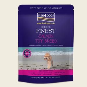 강아지 눈물 자국 개선 사료 연어 토이브리드 900g