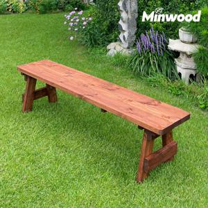 야외 원목 평 벤치 의자 2인 3인 야외용 테이블 탁자 공원 조경