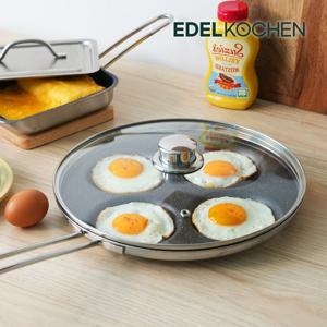 통3중 포레그 프라이팬 (그레이마블 논스틱) 계란후라이 에그팬 인덕션 겸용