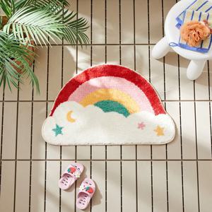 포근 레인보우 터프팅 발매트