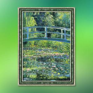 수련 연못 직소 퍼즐+액자 세트 명화 1014피스