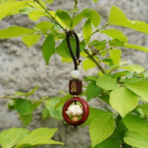 나무 연꽃 키링 키홀더 열쇠고리 가방 불교 자동차 차