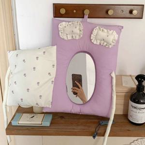 유니크 쿠션 벽 거울 인테리어 소품 C