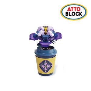 호환블럭 보랏빛 우미인 컵화분 (DK021-2)