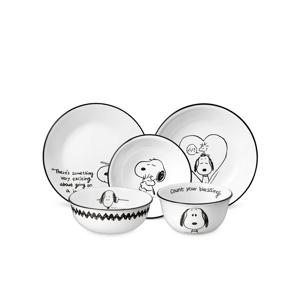 스누피앤찰리에디션 한국형 1인 5P 원형 홈세트