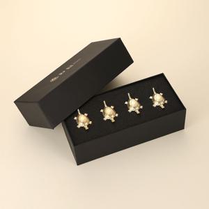 24K금도금 거북이 수저받침 선물세트 무병장수 건강기원 새해 선물