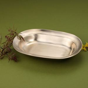 Heritage 방짜유기 타원 접시 스튜 카레 일품요리