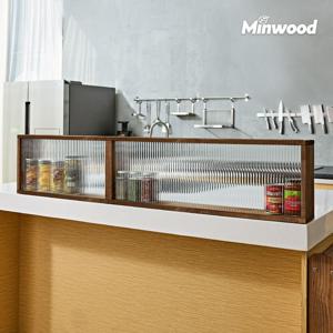 DIY 원목 주방 파티션 600 900 1200 유리 가림막 아일랜드 식탁 칸막이