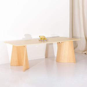 베니어 트레슬 테이블 - Veneer Trestle Table