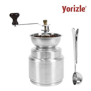 올스텐 수동 커피 그라인더 핸드밀 원두 분쇄기 집게 스푼 포함