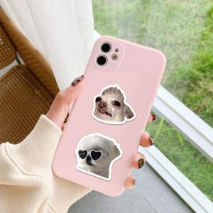 강아지 스티커 캐리어 다이어리 노트북 핸드폰 아이패드 리무버블 동물 스티커