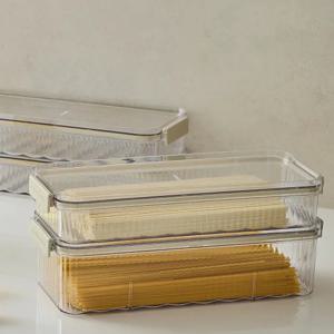 클리어 푸드 컨테이너 음식 소분 면 보관 용기 밀폐용기 1.5L