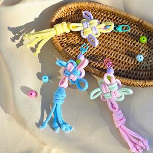 한국 전통 노리개 3P 만들기 양말목 매듭공예 비즈 케데헌 굿즈 선물