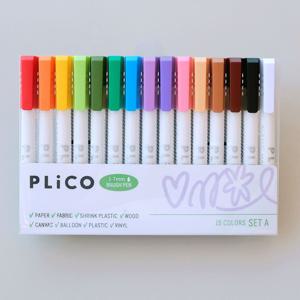 아크릴 브러쉬펜 패브릭 아크릴 마카 나무용 어반드로잉 브러쉬펜 15색 30색 세트