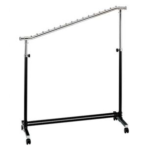 루비 사선 스텐 옷가게 이동식 기성 국산 행거 의류 매장용 스테인레스 헹거 옷매장 업소용