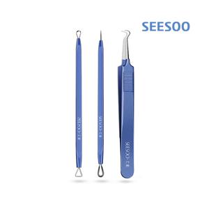 여드름압출기 바늘 핀셋 ABF세트