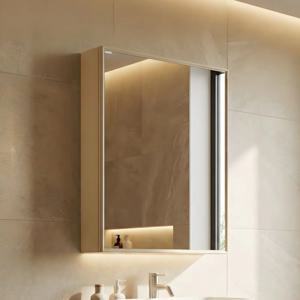 큐브 웨인스코팅 1도어 거울 수납장 600x800