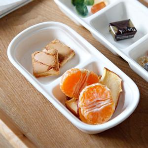 1+1 2칸 나눔접시 소스볼 종지 집들이 식기 선물