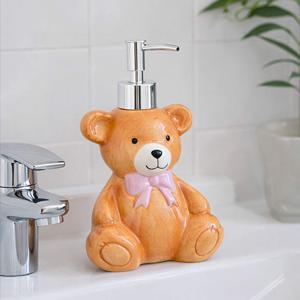 곰돌이 주방 싱크대 세제통 손세정제 핸드워시 주방세제 디스펜서