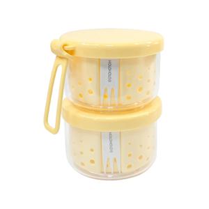 홀로홀로 후르츠팟 400ml+400ml 2종set - 옐로우