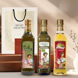 에스파뇰라 유기농올리브오일 아보카도오일 포도씨유 500ml 3종 선물세트