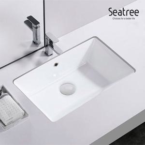 씨트리 매립형 언더볼카운터 욕실 화장실 사각 세면기 세면대 ST-L016