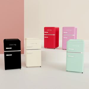 [리퍼] 레트로 미니냉장고 REF-D85 예쁜 작은 소형 중형 원룸 사무실 음료수