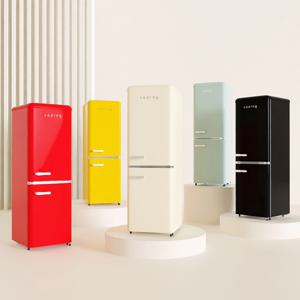 [리퍼] 레트로 소형냉장고 REF-C153 2도어 예쁜 작은 미니 중형 원룸 사무실 음료수